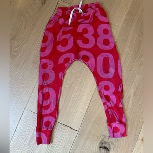 Nununu alphabet slouch sweatpants